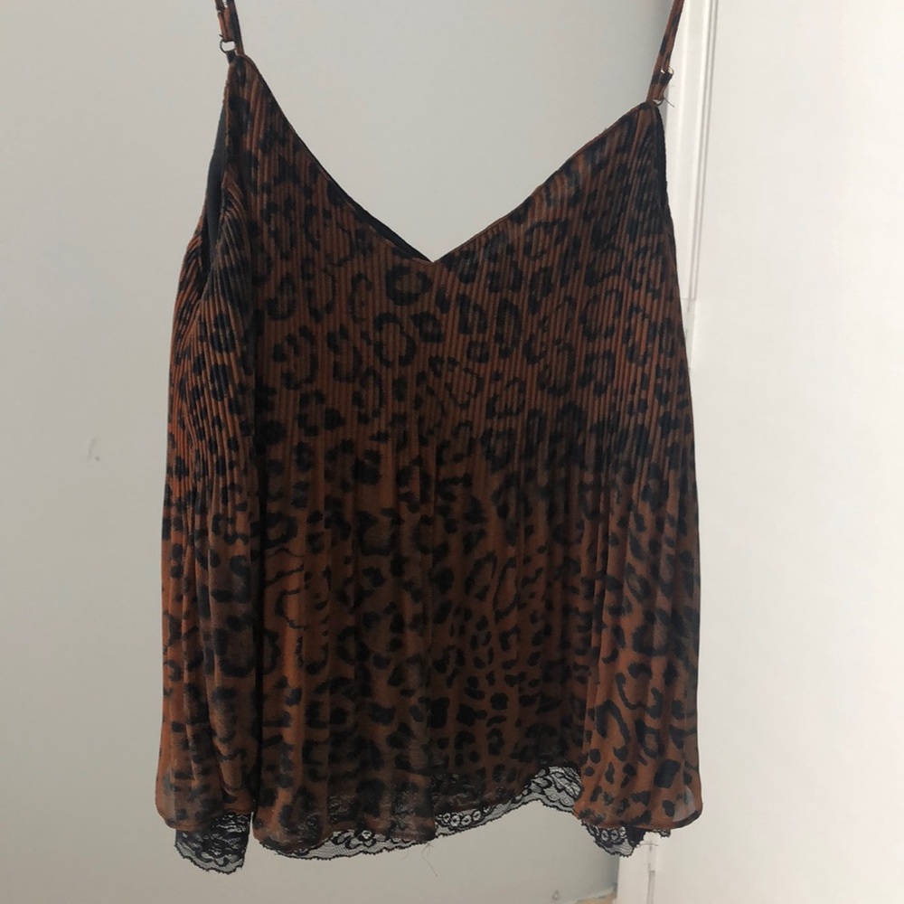 TRF zara blouse animal print NEW
